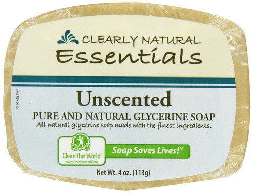Clearly Naturals Unscented Glycerin Soap ( 12x4 Oz)12