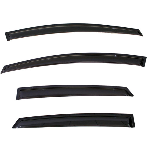 AoKuElec 4pcs Rain Guards Window Visors Wind Deflector Compatible with 2012-2019 Ford Focus Sedan Sun Rain Vent Window Visors