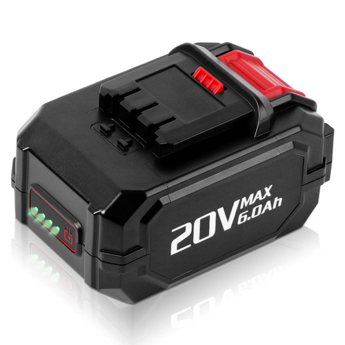 DSANKE 20V 6.0Ah Lithium-Ion Battery Replace for KIMO 20V Battery, Compatible with KIMO 20V Drill Driver, Leaf Blower, Angle Grinder, Reciprocating Saw, Oscillating Tool, Brad Nailer,Fast Charge