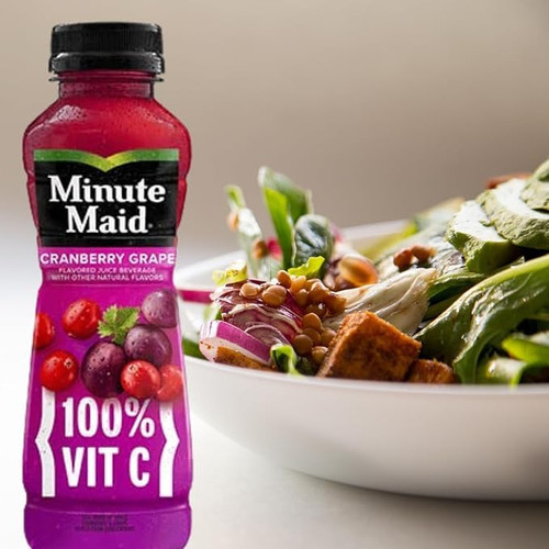Minute Maid, 12oz Bottles, Pack of 12 (Cranberry Grape)