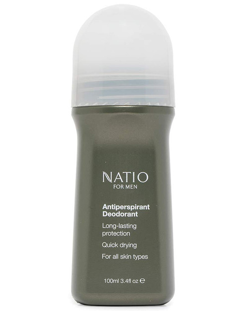Natio Men's Antiperspirant Deodorant Spray, Fresh Scent, 100ml