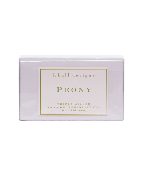 Peony Scent Triple Milled Bar Soap - 3 Piece Set