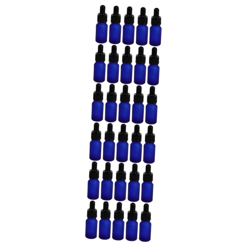 balacoo 30 Pcs Scrub Essential Oil Bottle Glass Containers Oil Dropper Bottle Glass Eye Dropper Terrarium Glass Dropper Bottle Eye Dropper Bottle Pipette Lotion Travel Mini Water Dispenser