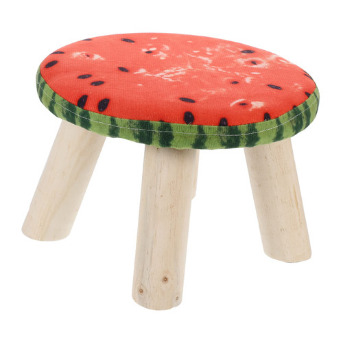 Homoyoyo Training Bench Children's Stool Wooden Non-Slip Solid Wood Cartoon Wood Stool Wood Stool Mini Stool Small Cabinet Small Round Stool Chair Hallway Chair Porch Stool