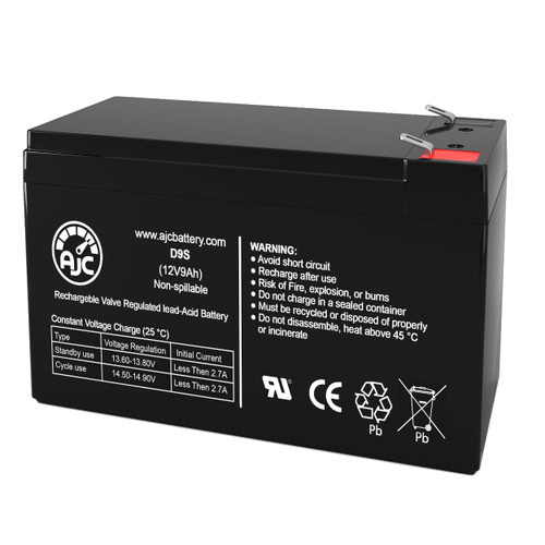AJC Battery Compatible with ION Audio Block Rocker Bluetooth iPA56 12V 9Ah Speaker Battery
