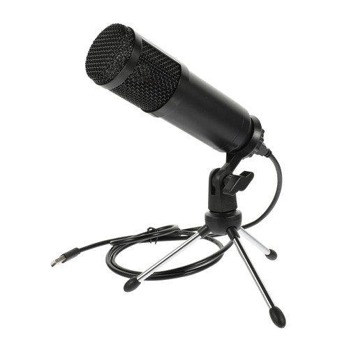 Totority 1 Set USB Microphone Studio Mic Kit Computer Mic Gaming Microphone Podcast Microphone Condenser Microphone Kit Desk Mic Pro Microphone USB Laptop Microphone Tripod Metal Adjustable