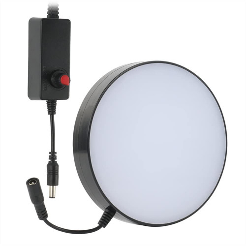 Lab Microscope Accessories Adjustable Brightness LED Ring Bottom Light Source Eliminate Shadow Reflective for Binocular Trinocular Stereo Microscope