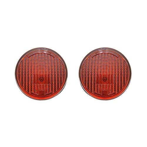 RAREELECTRICAL NEW TURN SIGNAL LIGHT PAIR COMPATIBLE WITH JEEP WRANGLER 2007-2013 55077884AD 55077885AD CH2531103 CH2530103