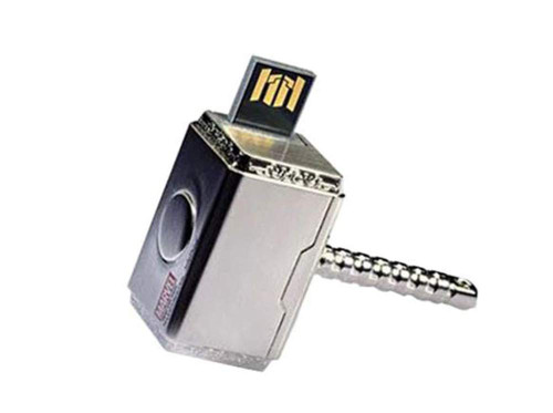 2.0 Metal Thor Hammer Super Hero 64GB USB External Hard Drive Flash Thumb Drive Storage Device Cute Novelty Memory Stick U Disk Cartoon