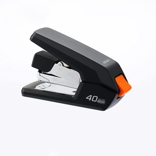 Desktop Stapler Effortless 40-50 Sheet Capacity Heavy Duty Stapler One Finger Touch Stapling Includes 3000 Staples (Color : Black)