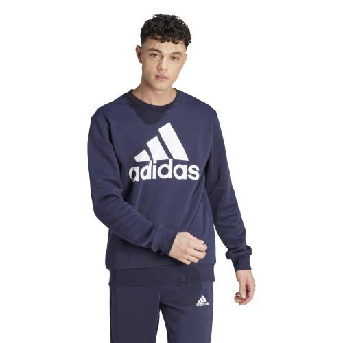 adidas Men's Essentials Fleece Big Logo Sweatshirt, Legend Ink, X-Large