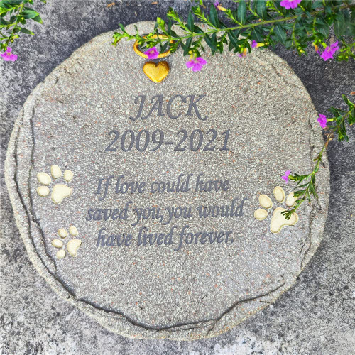 Personalized Pet Dog Memorial Stones Memorial Plaques, Round Pet Dog Grave Markers Headstones Garden Stones Engraved with Name Dates and Quote, Sympathy Pet Dog Memorial Gifts Loss Gifts Outdoors Personalized Pet Dog Memorial Stones Memorial Plaques, Round Pet Dog Grave Markers Headstones Garden Stones Engraved with Name Dates and Quote, Sympathy Pet Dog Memorial Gifts Loss Gifts Outdoors