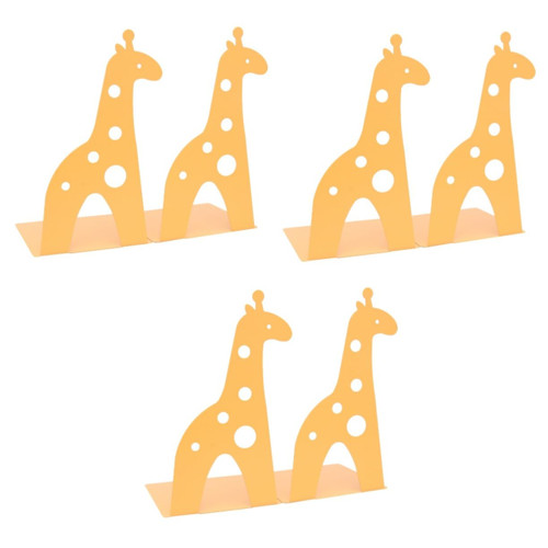 STOBOK 3 Pairs Bookends Nonskid Hollow Metal Bookends Iron Bookends Non Slip Bookends Iron Giraffe Bookends Shelves for Books Decorative Bookends Book Supports Non-Slip Bookshelf STOBOK 3 Pairs Bookends Nonskid Hollow Metal Bookends Iron Bookends Non Slip Bookends Iron Giraffe Bookends Shelves for Books Decorative Bookends Book Supports Non-Slip Bookshelf