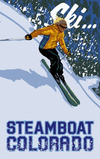 Northwest Art Mall Ski Colorado Girl Skier DMG Wall Art by Paul A. Lanquist, 11-Inch by 17-Inch Northwest Art Mall Ski Colorado Girl Skier DMG Wall Art by Paul A. Lanquist, 11-Inch by 17-Inch