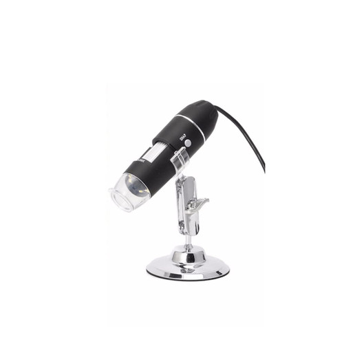USEEV Microscope Adapter 8 LED 1600X Digital Microscope Camera, with Metal Stand Microscope Accessories