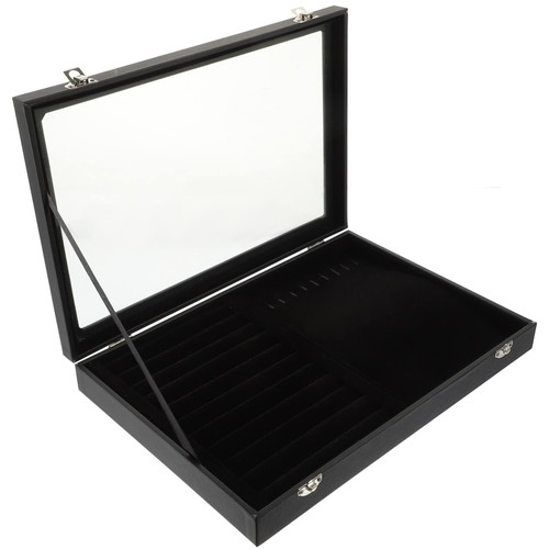 Cabilock Box jewelry showcase jewelry organizer tray jewelry organizer case bracelets storage holder jewelry display tray watches container girls' rings Storage rack necklace Miss