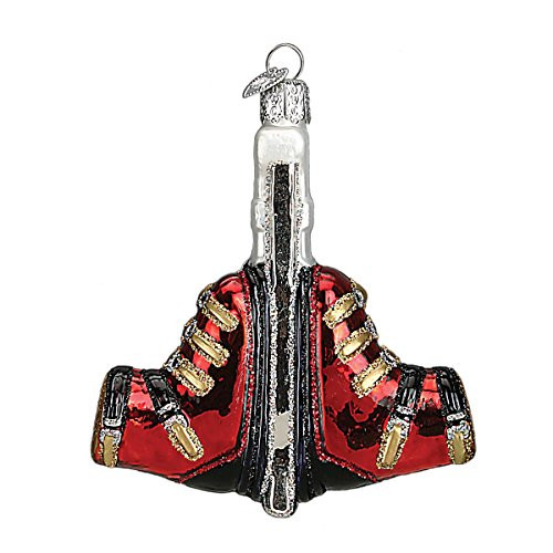 Old World Christmas Ornaments: Ski Boots Glass Blown Ornaments for Christmas Tree