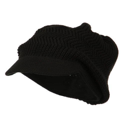 Rasta/NYE New Crown Beanie Visor-Black OSFM