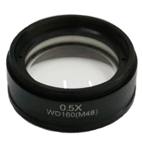 XuuSHA Handheld Digital Microscope Accessories 0.5X 1X 1.5X 2X Microscope Objective Lens Thread 48mm Stereo Microscope Lens Microscope Accessories (Color : 0.5X M48)