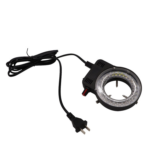 ZDBH Microscope Adapter Microscope Ring Light Illuminator Lamp for Microscope Microscope Accessories (Color : Black)