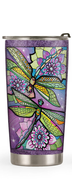 64HYDRO 20oz Dragonfly Gifts for Women, Valentines Day Gifts for Her, Coffee Thermos, Coffee Gifts for Women, Inspirational Stained Decor Dragonfly Tumbler Cup, Insulated Travel Coffee Mug with Lid 64HYDRO 20oz Dragonfly Gifts for Women, Valentines Day Gifts for Her, Coffee Thermos, Coffee Gifts for Women, Inspirational Stained Decor Dragonfly Tumbler Cup, Insulated Travel Coffee Mug with Lid