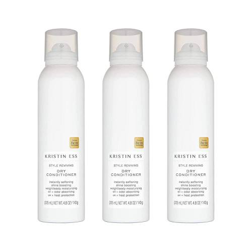 Kristin Ess Hair Style Reviving Dry Conditioner for Moisture + Shine with Heat Protectant - Softens Hair, For Oily Hair, Vegan, Color + Keratin Safe, 4.8 Oz (Pack of 3) Kristin Ess Hair Style Reviving Dry Conditioner for Moisture + Shine with Heat Protectant - Softens Hair, For Oily Hair, Vegan, Color + Keratin Safe, 4.8 Oz (Pack of 3)