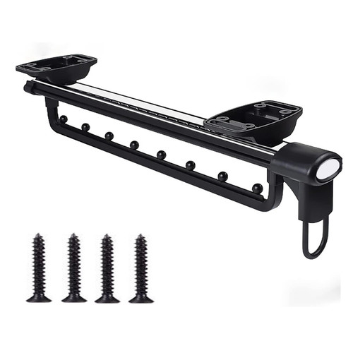 Pull Out Clothes Hanger Rod Closet Clothes Hanger Rail Space-Saver Push-Pull Pants Rack Wardrobe Clothing Rail (Size : 9.8in) Pull Out Clothes Hanger Rod Closet Clothes Hanger Rail Space-Saver Push-Pull Pants Rack Wardrobe Clothing Rail (Size : 9.8in)