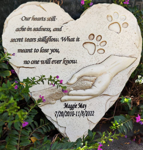 somiss Heart Shape Pet Dog Memorial Stones, Personalized Pet Dog Grave Markers Headstones Garden Stones for Garden Backyard Tombstones, Perfect Pet Dog Memorial Gifts Loss Gifts Sympathy Gifts somiss Heart Shape Pet Dog Memorial Stones, Personalized Pet Dog Grave Markers Headstones Garden Stones for Garden Backyard Tombstones, Perfect Pet Dog Memorial Gifts Loss Gifts Sympathy Gifts