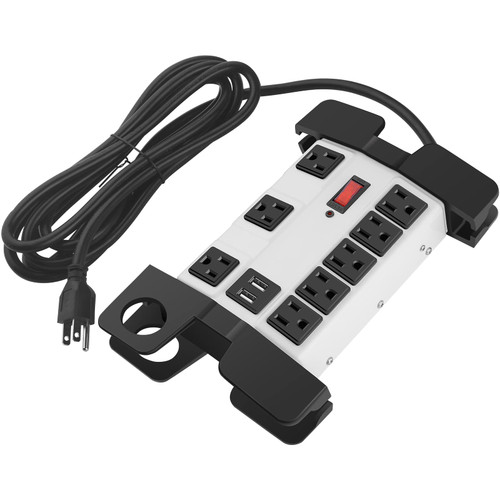Heavy Duty Power Strip with USB, Workshop 8 Outlet Surge Protector 2700 Joules, Grey Industrial Metal 15Amp Power Strip, 12 FT Extension Cord and Wide Spaced. Heavy Duty Power Strip with USB, Workshop 8 Outlet Surge Protector 2700 Joules, Grey Industrial Metal 15Amp Power Strip, 12 FT Extension Cord and Wide Spaced.
