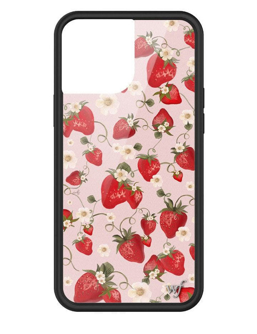 Wildflower Limited Edition Cases Compatible with iPhone 13 Pro Max (Strawberry Fields)