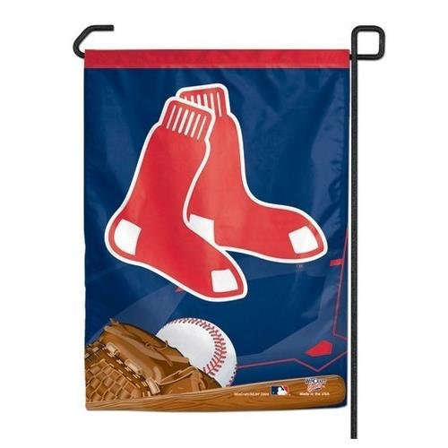 WinCraft MLB Boston Red Sox Socks Logo Garden Flag, 11"x15", Team Color