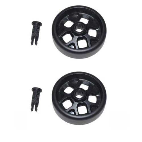 Replacement For (2) Bissell Powerforce Helix Upright Vacuum Wheel & Axle Part - 1608223 160-8223