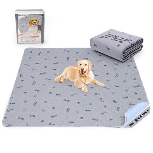 PICK FOR LIFE Washable Dog Pee Pad 72x72 Extra Large, Fast Absorbent Puppy Pads, Reusable Dog Training Pads Waterproof,Non-Slip Whelping Pad for Pet, Playpen, Incontinence, Housebreaking