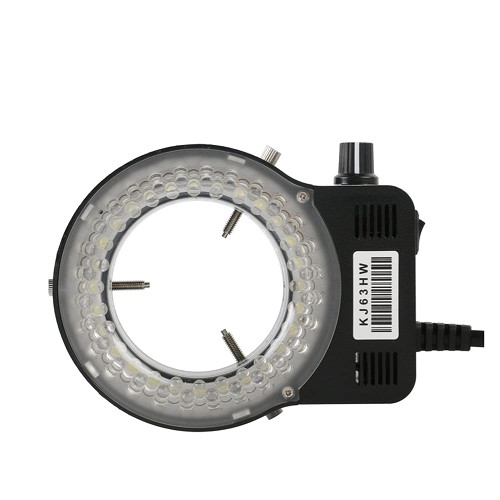 ZDBH Microscope Adapter Illuminator Lamp, Adjustable 144 LED Ring Light for Industry Stereo Trinocular Microscope Video Camera Lens Magnifier 110V 220V Microscope Accessories (Color : 56 LED B)