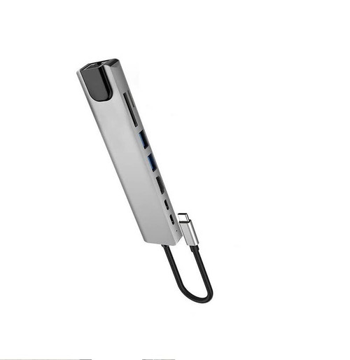 Type-c Docking Station Multifunctional Portable Eight-in-one Splitter