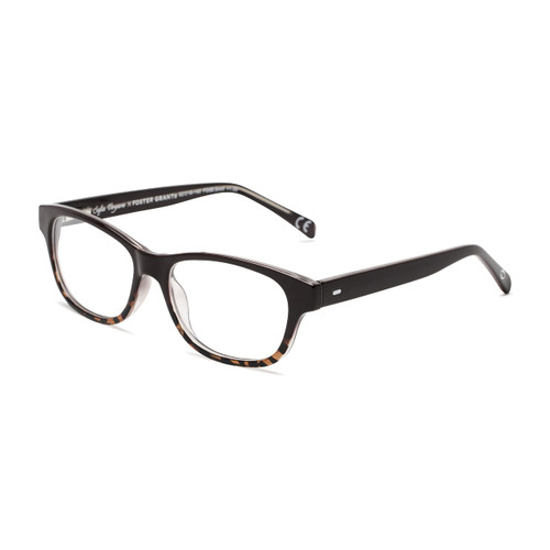 Sofia Vergara x Foster Grant Linda Blue Light Multi Focus Reading Glasses Rectangular, Leopard, 52mm + 3.25