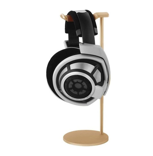 Headphone Stand Headset Holder Headset Stand Universal Aluminum Alloy Headphone Stand Gaming Headset Stand Earphone Display Rack Hanger Bracket for Over Ear Headsets Headphone Holder (Color : Gold)