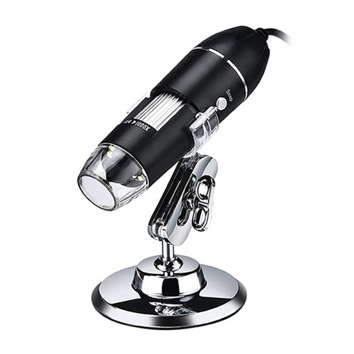 GFONIX Microscope Adapter 1600X USB Digital Microscope Camera, 3in1 Zoom Electron Microscope Microscope Accessories (Color : 3in1 USB 1000X)