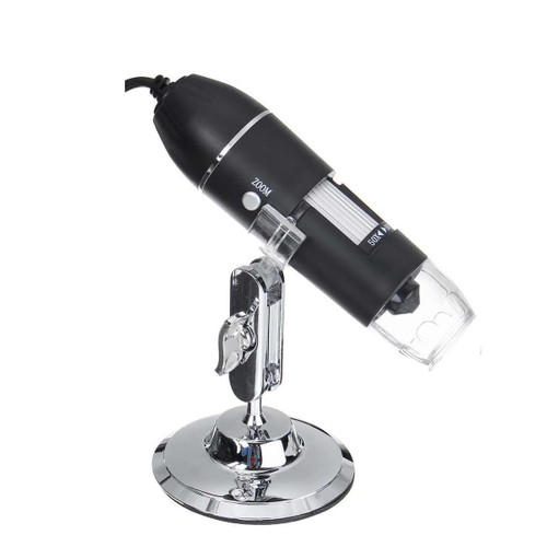 Microscope Accessories kit Slide Preparation camer 1600X USB Digital Microscope Camera 8LED Magnifier with Metal Stand Microscope Accessories (Color : 1600X)