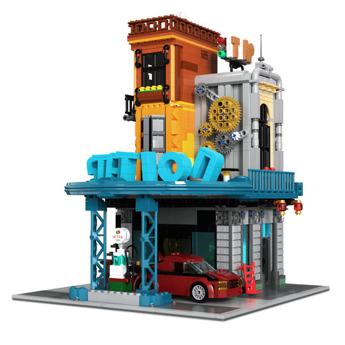 flycites Repair Station Mini Building Blocks Set MOC Creative Building Toys Micro Bricks Car Service Station Collectible Model,Gift for Adult/Teens age14+ 1895pcs+(Not Compatible with Lego Set) flycites Repair Station Mini Building Blocks Set MOC Creative Building Toys Micro Bricks Car Service Station Collectible Model,Gift for Adult/Teens age14+ 1895pcs+(Not Compatible with Lego Set)