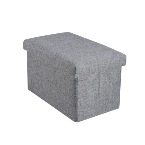 CIYODO Footstool with Storage Foot Rest Stool Storage Stool Storage Bench Storage Bins Toys Folding Storage Folding Bench Can Sit Fabric