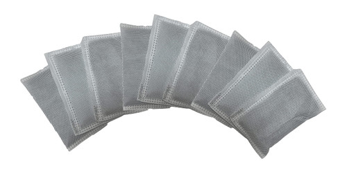 Nispira Activated Charcoal Odor Filter Refill Deodorizer Compatible with Trash Cans 8 Gallon and Larger, 9 Packs