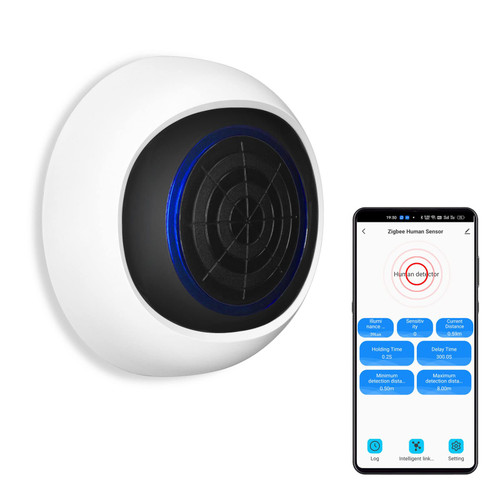 Smart Human Presence Sensor,Tuya Zigbee Hub Required, mmWave Radar Detector High Sensing Human Body Exists Sensor Home Security and Automatical