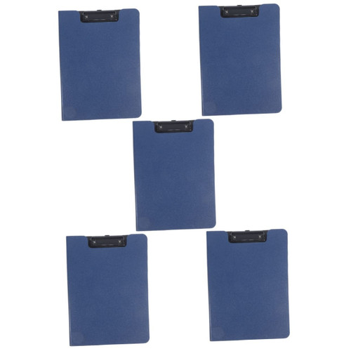 STOBOK 5pcs Clipboard Clip Foldable Clipboard Clipboard Letter Size Clipboards Essentials for Nurses Profile Office Folders Students Stationery Multifunction Pencil A4 Pp