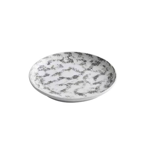 SLEEVE Dinner Plates Creative Frosted Underglaze Ceramic Irregular Dinner Plate Cold Dish Plate Restaurant Salad Plate Appetizer Plate Serving Plate (Color : 8.5inch)