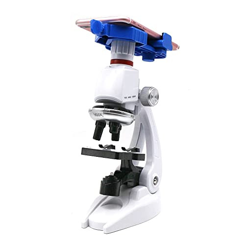 Microscope Adapter Monocular Microscope with Mount Biological Experiment Tool, 1200X Children Toy Biological Microscope Set Microscope Accessories (Color : with Mount)