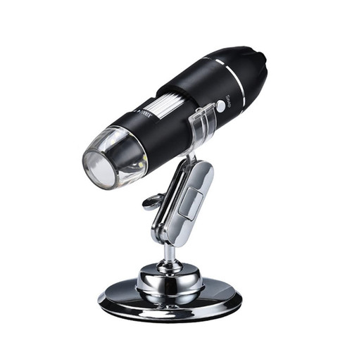 ZDBH Microscope Adapter 1600X 1080P USB Digital Microscope Electronic Stereo Adjustable USB Camera with Stand Microscope Accessories (Magnification : 1600X)