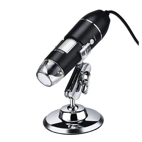 Microscope Kit Digital Microscope 500X 1000X 1600X 8 LED Digital USB Microscope Stereo USB Camera Microscope Lens Adapters (Size : 1600X)