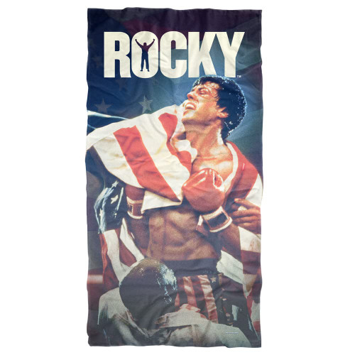 LOGOVISION Rocky Beach Towel, 30"x60", Raise Up Beach Towel