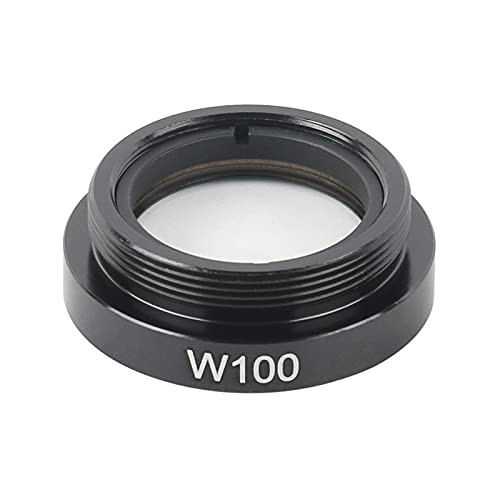 XMSH Microscope Accessories Kit for Adult 300X 450X 600X Digital Monocular Continuous Zoom C-Mount Lens Microscope Camera Accessory (Color : W100)